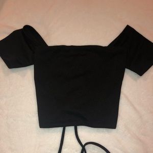 Fashion Nova Black crop top